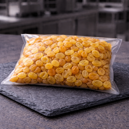 Raisin Golden présenté sous vide.