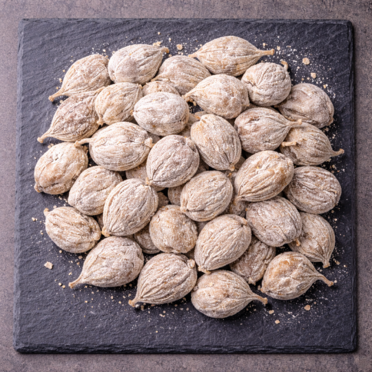 Figues fruits secs vue d’ensemble