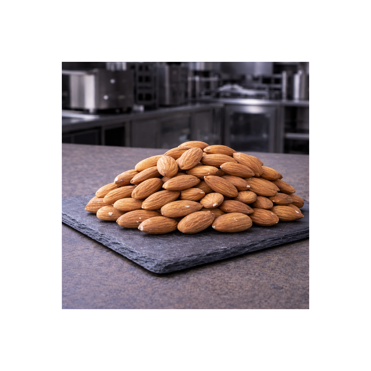 Natural almonds crunchy sport snack