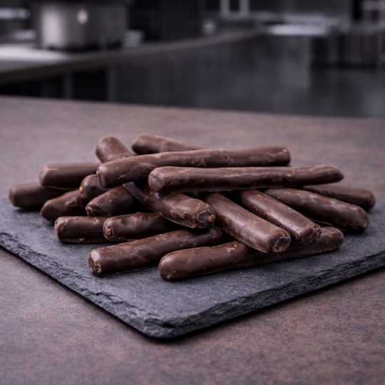 sticks d’orange confite chocolatée fruits chocolatés