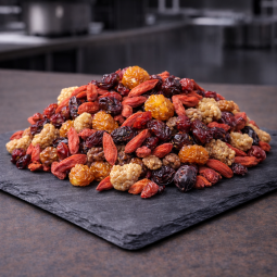 Fruity vitality mix – side view