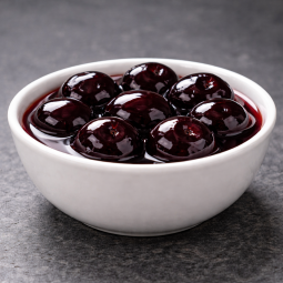 Amarena cherries for Black Forest cake and gourmet desserts studio lighting