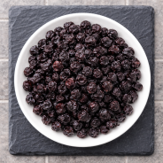 close-up premium dried blueberry fruit texture