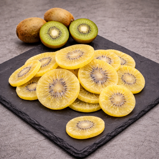 Kiwi déshydraté utilisé en pâtisserie maison