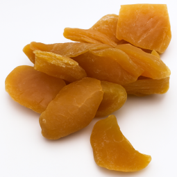 Organic dried peaches from France, golden and naturally sweet for healthy snacking