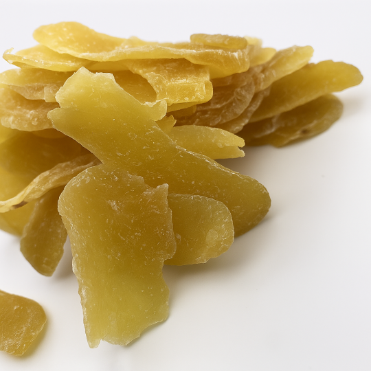 lamelles de gingembre déshydraté de qualité premium saveur douce et piquante