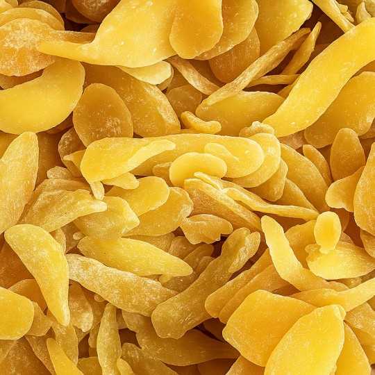 gingembre confit et séché français, snack sain riche en vitamines et parfait pour la cuisine ou le thé