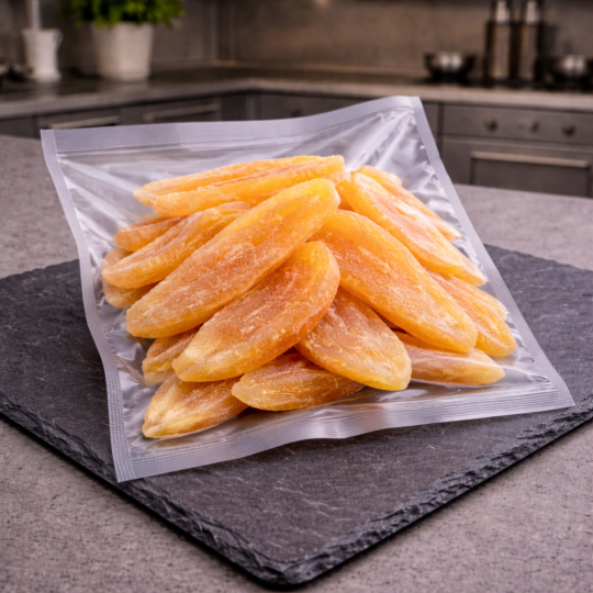 Vacuum-sealed dehydrated melon fruit – premium quality