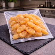 Pomme déshydratée conditionnée sous vide