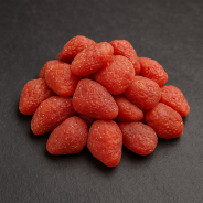 soft dehydrated fruit strawberry prepared for recipes