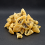 Close-up of soft dried passion fruit texture