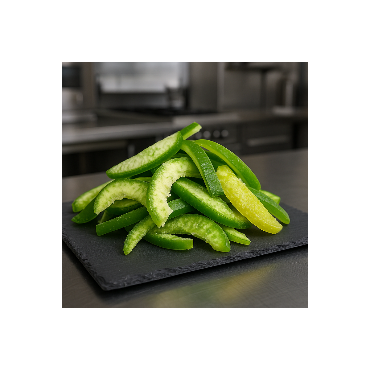 Pomelo verde deshidratado Sweetie sobre pizarra premium