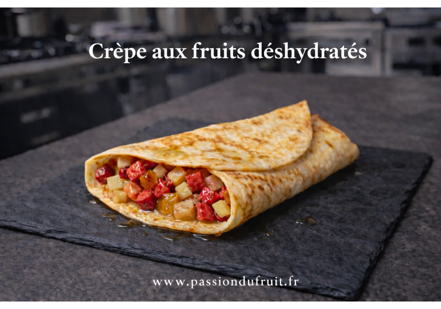 Crêpes gourmandes aux fruits déshydratés | Recette simple et de saison