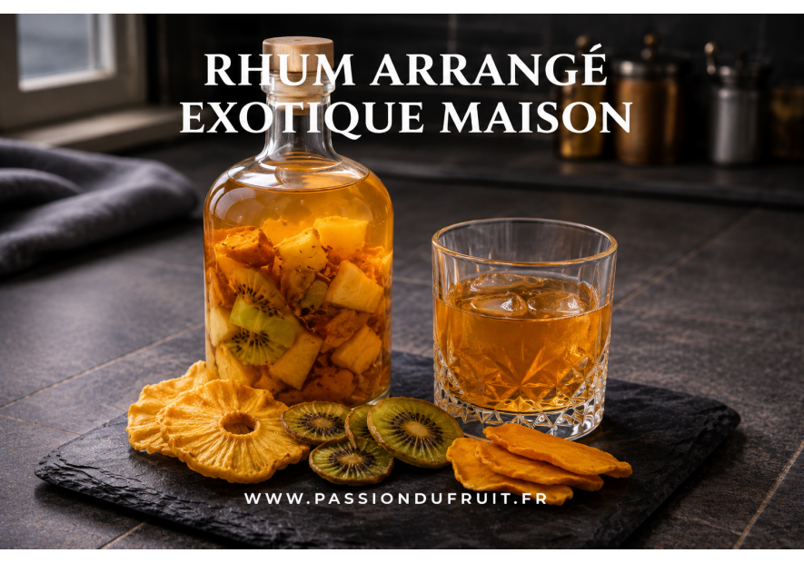 Recette de rhum arrangé aux fruits déshydratés – Saveurs exotiques maison