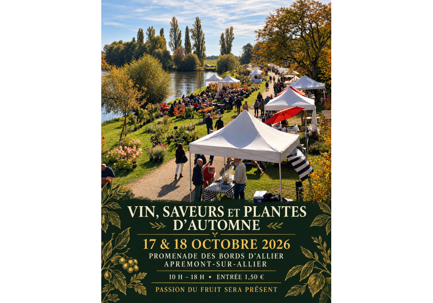 Fête d’automne Apremont-sur-Allier 2026 | Passion du Fruit